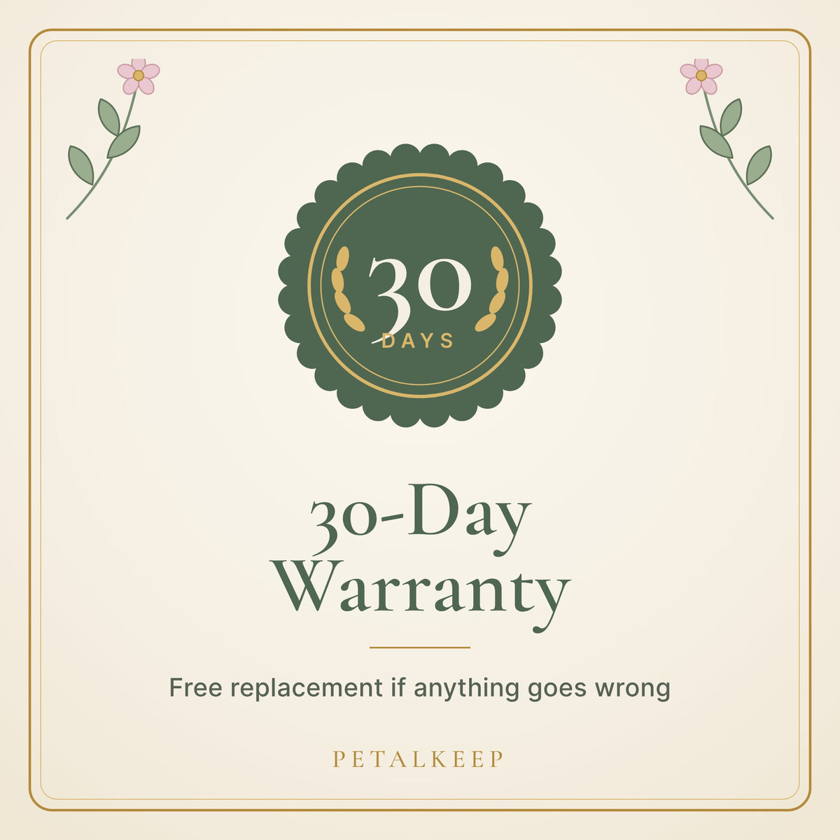 30-Day Warranty